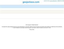 Tablet Screenshot of geojackass.com